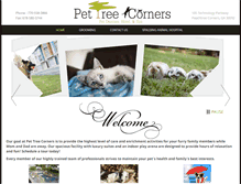 Tablet Screenshot of pettreecorners.com